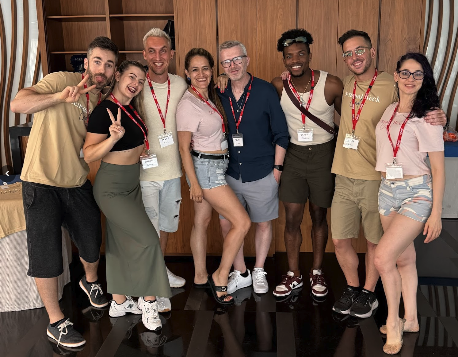 Staff team photo from the 2025 Cádiz event
